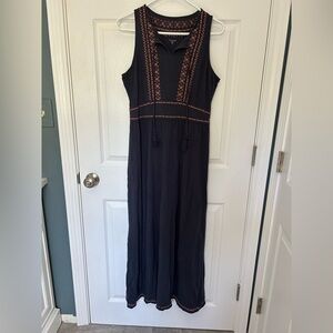 Garnet Hill women’s blue Maxi Sundress size M